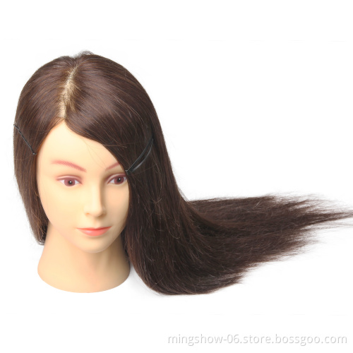 Professional heat resistant wig training mannequin head hair practice head for barber